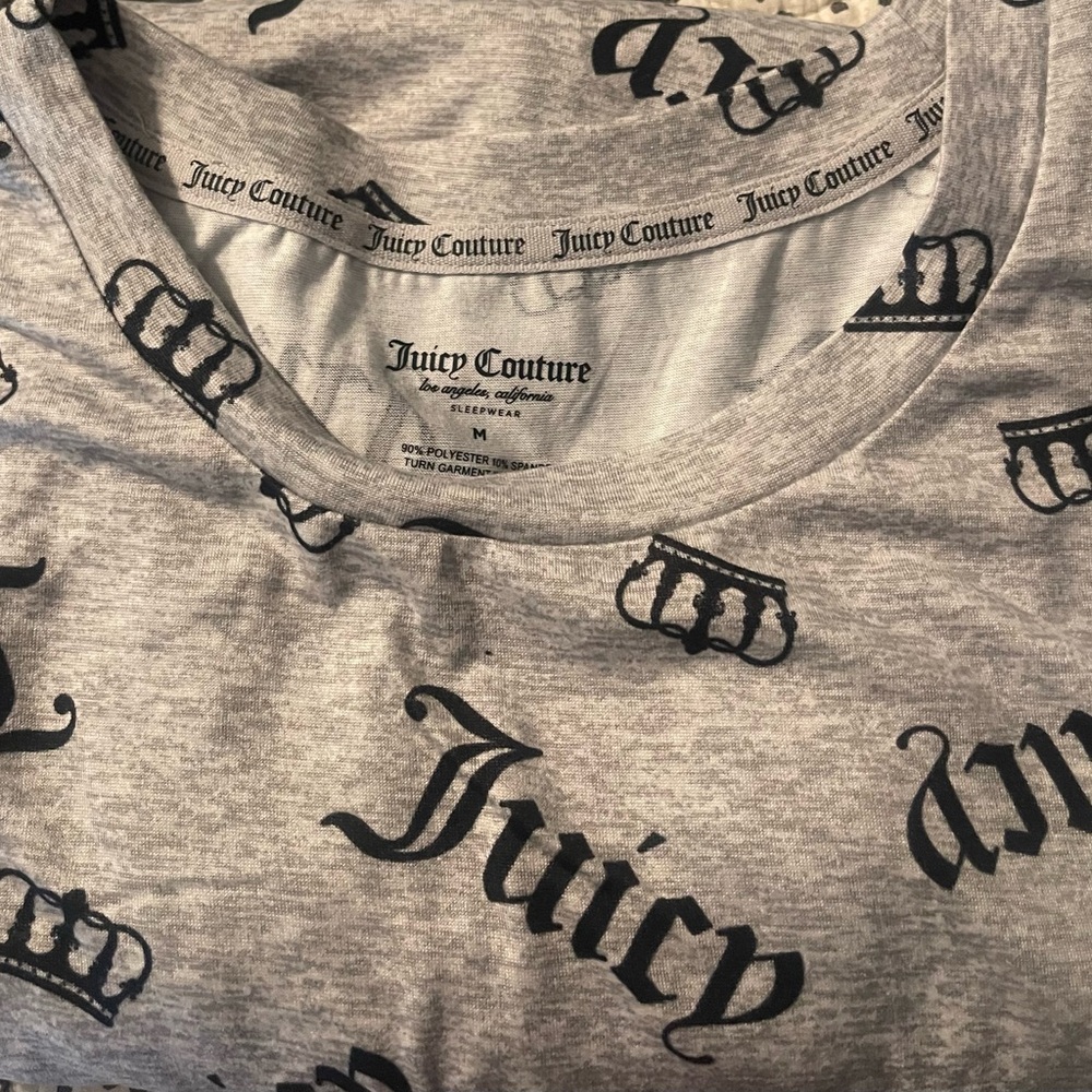 Juicy Couture Night Gowns - Black and Gray - Picture 3 of 5